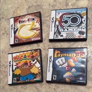 4 Nintendo DS Game Bundle - Namco, Activision, Ubisoft and Destineer